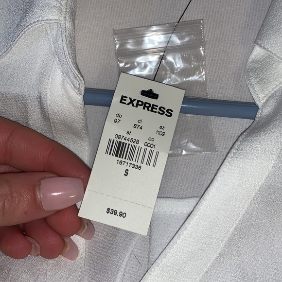 Express white blouse tank. Brand new never worn, tag still attached! - Picture 2 of 2